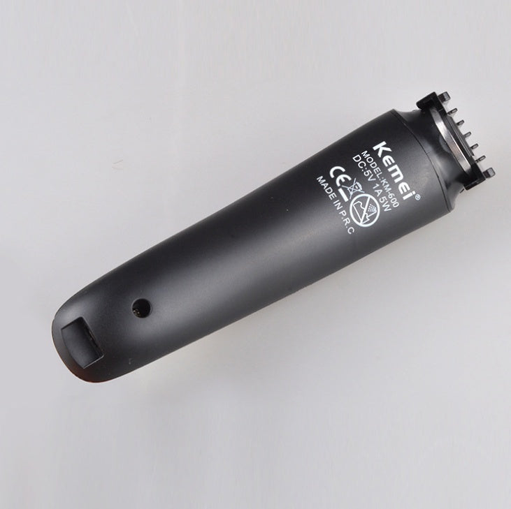 Kemei 6 in 1 Rechargeable Hair Trimmer Titanium Hair Clipper Electric Shaver Beard Trimmer Men Styling Tools Shaving Machine 600