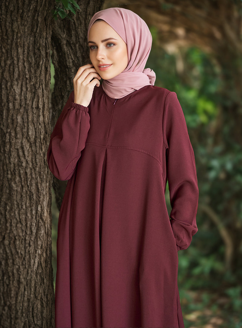 Arabic Long Sleeve Loose Temperament Dress