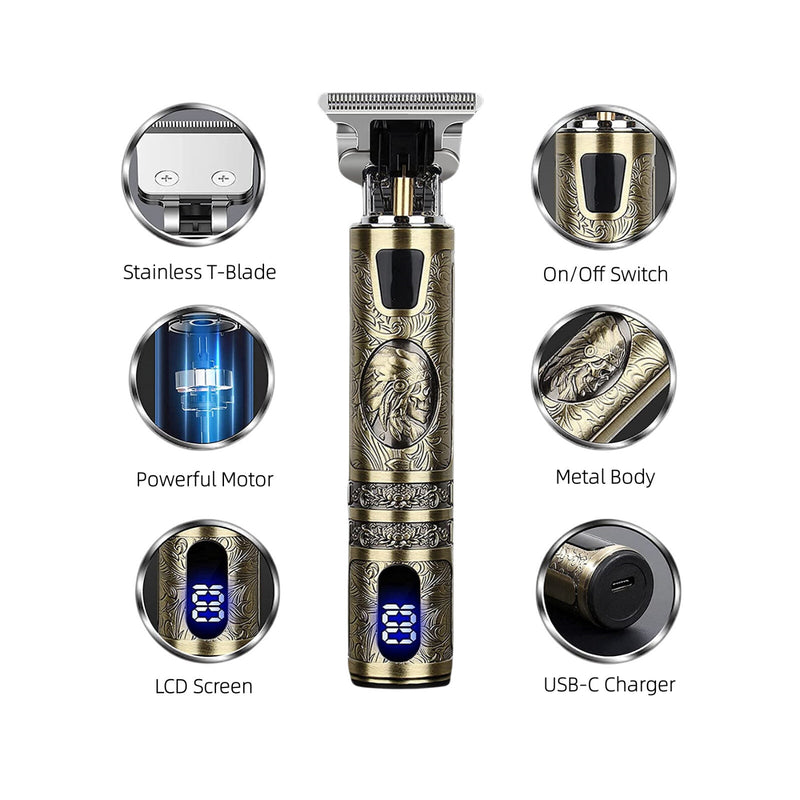 Professional Mens Hair Clippers Shaver Trimmers Machine Cordless Beard Electric