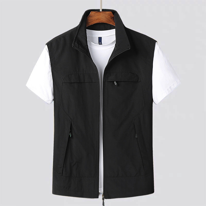 Multi-pocket Quick-drying Waterproof Casual Vest