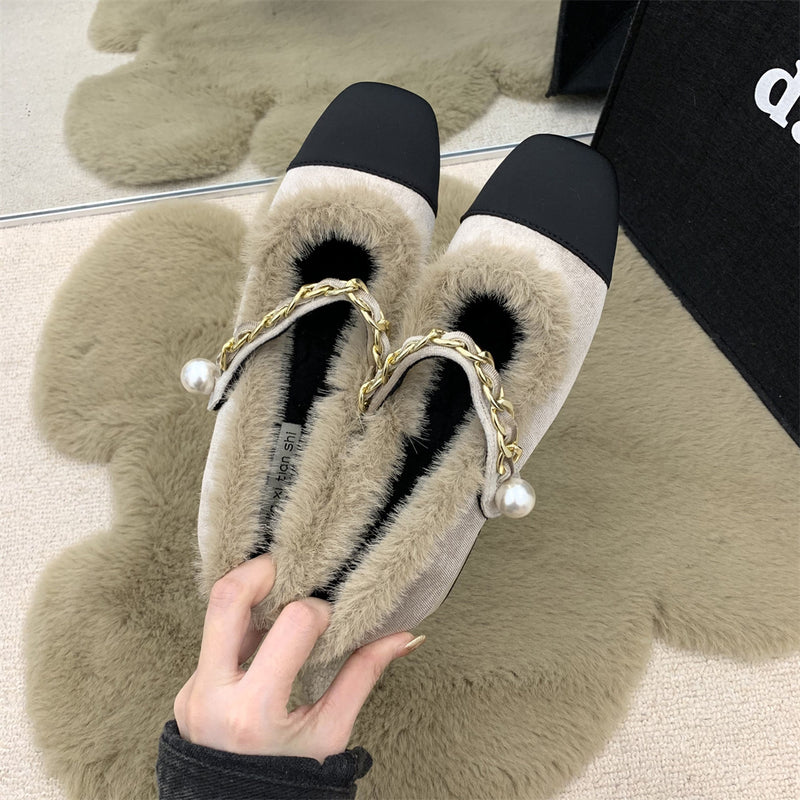 Women's Shoes With Thick Heel And Shallow Mouth