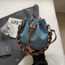 One-shoulder Cross Body Bucket Bag Portable