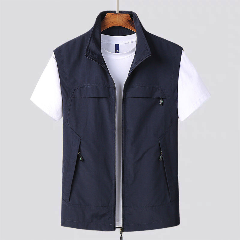 Multi-pocket Quick-drying Waterproof Casual Vest