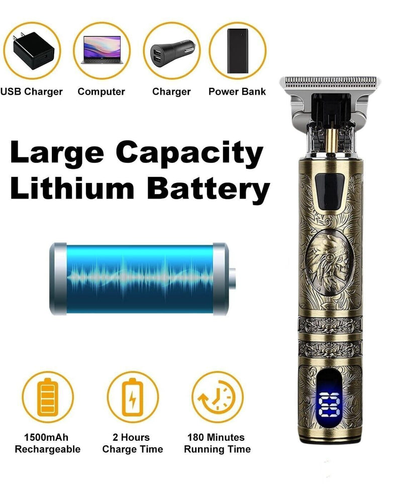 Professional Mens Hair Clippers Shaver Trimmers Machine Cordless Beard Electric