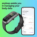 AMOLED Unisex Fitness Tracking Smartwatch With Heart Rate, Blood Oxygen And Sleep Monitoring, Waterproof Function, Pedometer, Swimming Health Activity Tracking