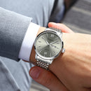 Men's Luminous Double Calendar Fake Mechanical Watch Luminous Waterproof