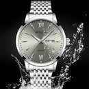 Men's Luminous Double Calendar Fake Mechanical Watch Luminous Waterproof