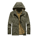 Jacket Men Plus Fleece Thick Casual Jacket Coat Youth