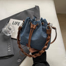 One-shoulder Cross Body Bucket Bag Portable