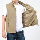 Multi-pocket Quick-drying Waterproof Casual Vest